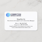 標準、3.5インチx 2.0インチ名刺 名刺 (正面)