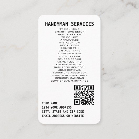 標準、3.5インチx 2.0インチ名刺 名刺 (裏面)