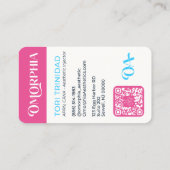 標準、3.5インチx 2.0インチ名刺 名刺 (裏面)