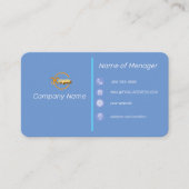 標準、3.5インチx 2.0インチ名刺 名刺 (正面)