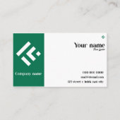 標準、3.5インチx 2.0インチ名刺 名刺 (裏面)