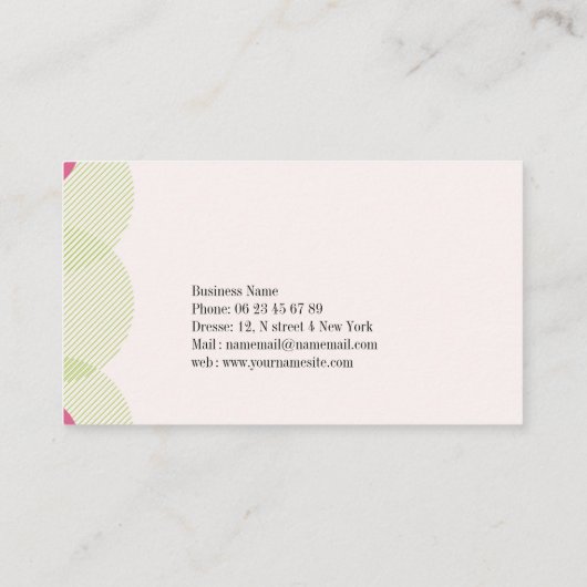 標準、3.5インチx 2.0インチ名刺 名刺 (裏面)