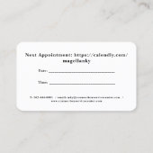 標準、3.5インチx 2.0インチ名刺 名刺 (裏面)