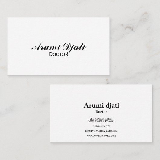 標準、3.5インチx 2.0インチ名刺 名刺 (正面/裏面)