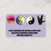 標準、3.5インチx 2.0インチ名刺 名刺 (裏面)