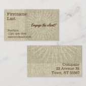 標準、3.5インチx 2.0インチ名刺 紹介カード (正面/裏面)