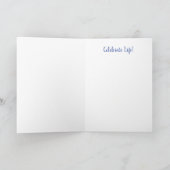 標準、5インチx 7インチ折り畳みグリーティングカード カード (内部)