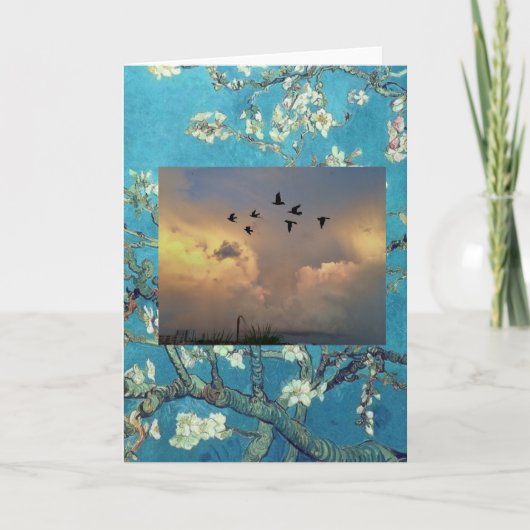 標準、5インチx 7インチ折り畳みグリーティングカード カード (正面)