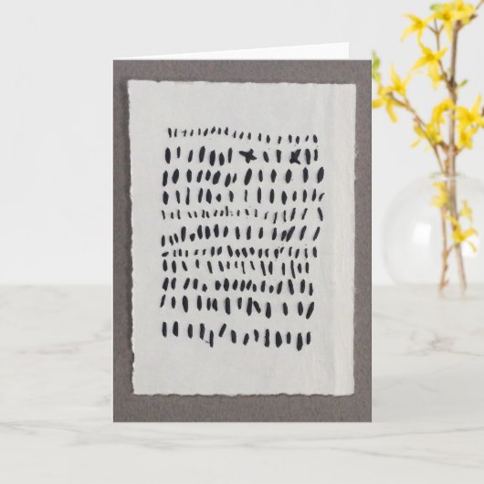 標準、5" x 7"折りたたみグリーティングカード カード (黄色い花)