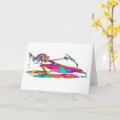 標準、5" x 7"折りたたみグリーティングカード カード (黄色い花)