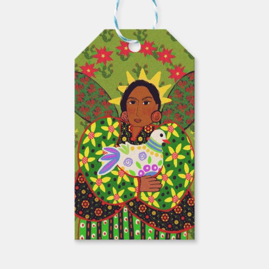 標準、5" x 7"折りたたみグリーティングカード ギフトタグ (正面)