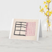 標準、5" x 7"折り畳みカー空白のド カード (黄色い花)