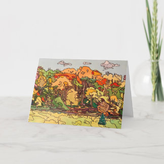 標準、5" x 7"折り畳みグリーティングカード空白の カード