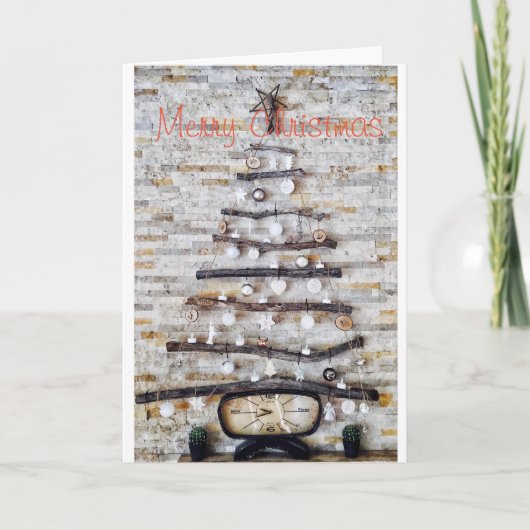 標準、5" x 7"折り畳みホリデーカード シーズンカード (正面)