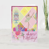 標準、5" x 7"折り畳み誕生日カード カード (正面)