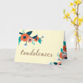 標準(5" x 7")、標準の白いエンベロープ カード (黄色い花)