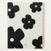 標準(8.5インチx 11インチ)、懸命カバー、ブラックスパイラルPl プランナー手帳 (裏面)