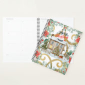 標準(8.5インチx 11インチ)、懸命カバー、黒いスパイラル、 プランナー手帳 (ディスプレー)