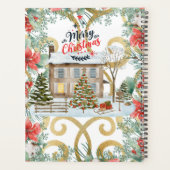 標準(8.5インチx 11インチ)、懸命カバー、黒いスパイラル、 プランナー手帳 (裏面)