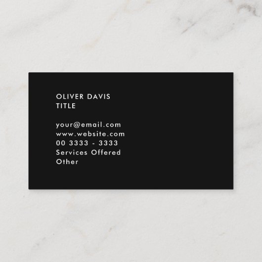 標準Ultimateオレンジ名刺 名刺 (裏面)