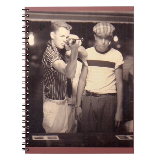 標的を打ち上げてキューピー人形を獲得する ノートブック (正面)