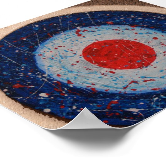 標的モダン ポスター (角)