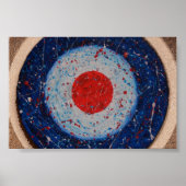 標的モダン ポスター (正面)