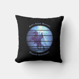 標的化された個人認識度騎士オン馬 クッション