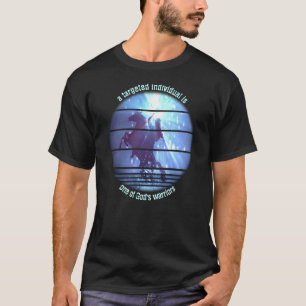 標的化された個人認識度騎士オン馬 Tシャツ