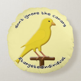 標的化個別認識度カナリア ラウンドクッション