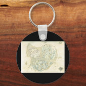 標識のないトリノの地図 キーホルダー (正面)