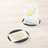 標識のないトリノの地図 コースター (側面)