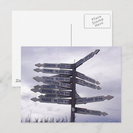 標識の後 ポストカード (正面/裏面)