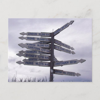 標識の後 ポストカード