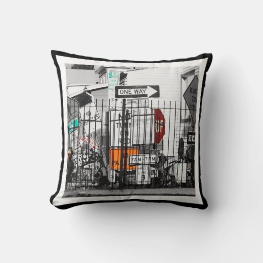 標識は枕に署名します クッション (正面)