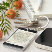 標識トリノの地図 キーホルダー (正面右)