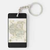 標識トリノの地図 キーホルダー (裏面)