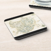 標識トリノの地図 コースター (左側)