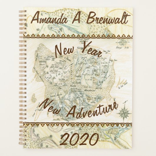 標識トリノの地図 プランナー手帳 (正面)