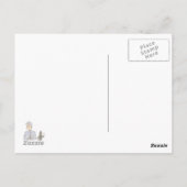 標識トリノの地図 ポストカード (裏面)