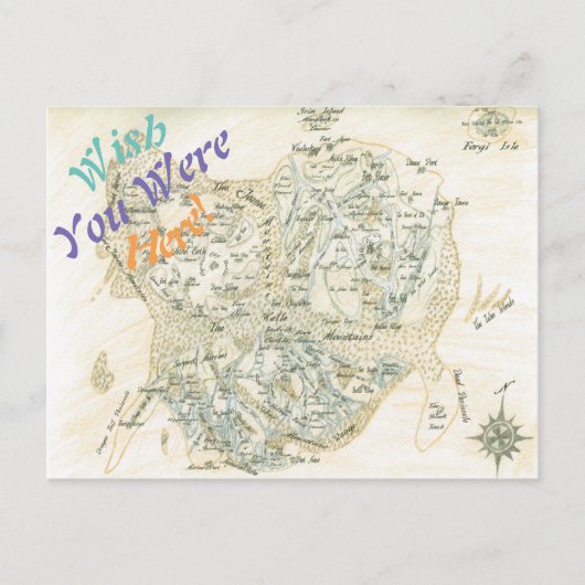 標識トリノの地図 ポストカード (正面)