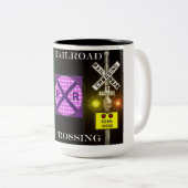 標識燈 ツートーンマグカップ (正面右)