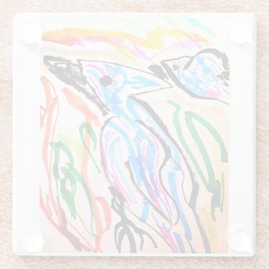 標識 ガラスコースター (裏面)