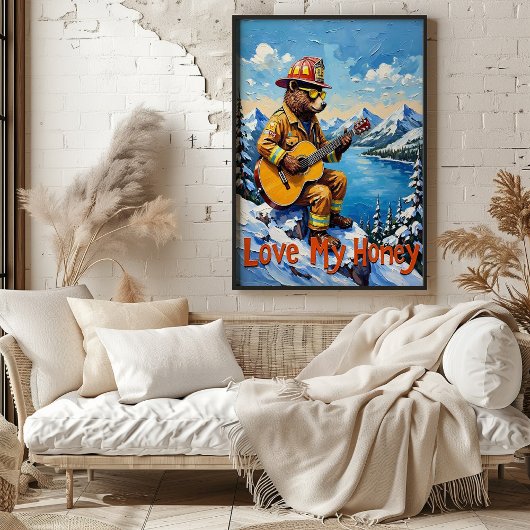 標高の高い調和:クマの雪の歌 ポスター