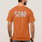 標高5280 Tシャツ (裏面)