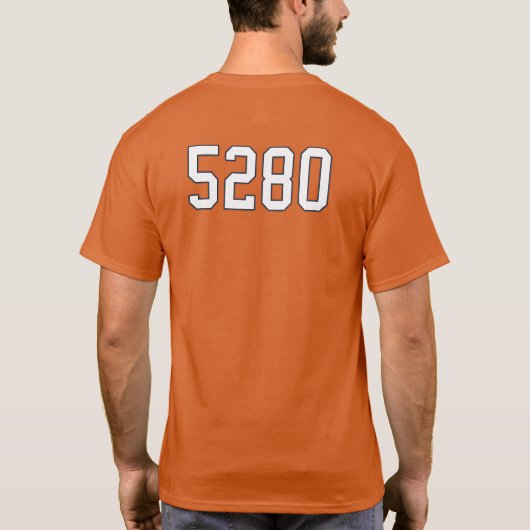 標高5280 Tシャツ (裏面)