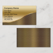 模倣された金属の名刺 名刺 (正面/裏面)