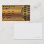 模倣された金属の名刺 名刺 (正面/裏面)