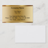 模倣された金属の名刺 名刺 (正面/裏面)