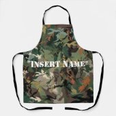 模倣自然：迷彩科学 エプロン (正面)